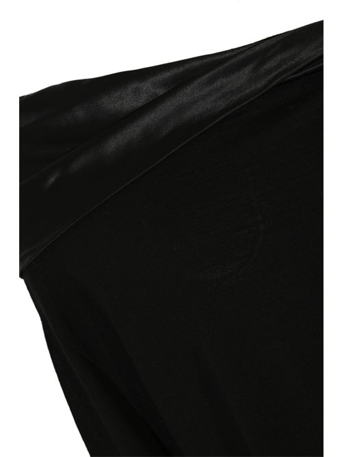 Maglione in lana con scollo in satin ALBERTA FERRETTI | A0923 66060555